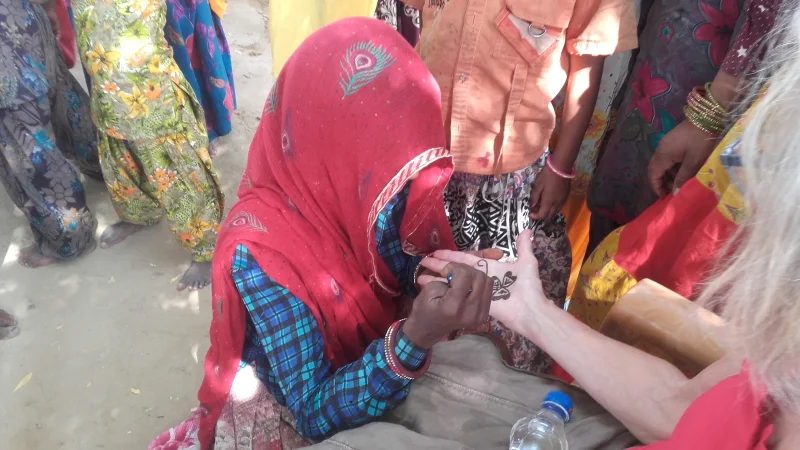 Village cultural exchange in Garudwasi Chaksu - authentic community interaction