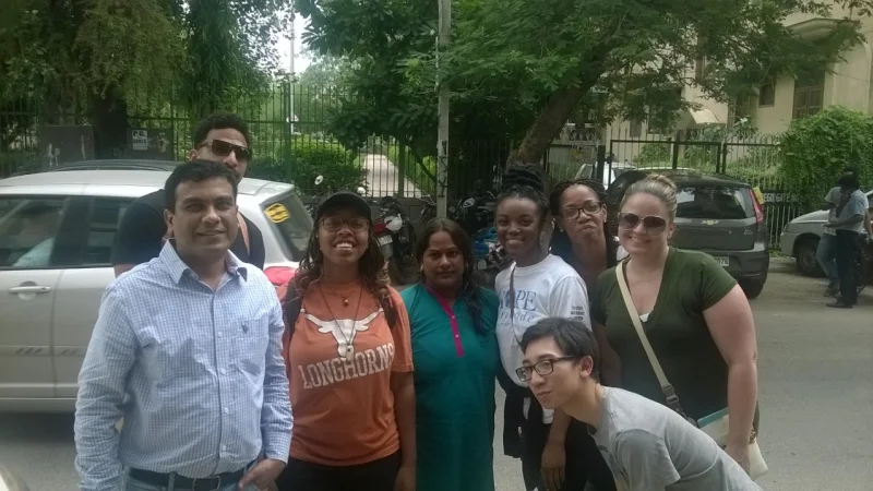 Educational tour with Rutgers University in Delhi